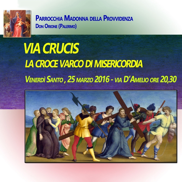 Palermo- Via Crucis: La Croce varco di Misericordia