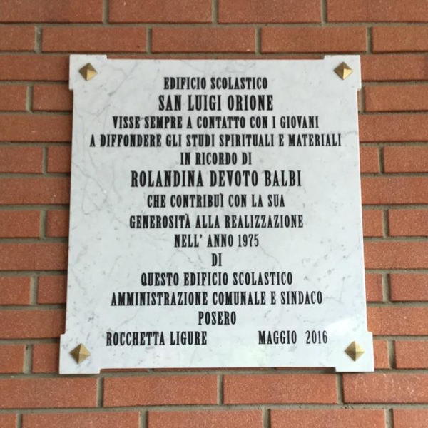 Rocchetta Ligure – Inaugurata una scuola a San Luigi Orione