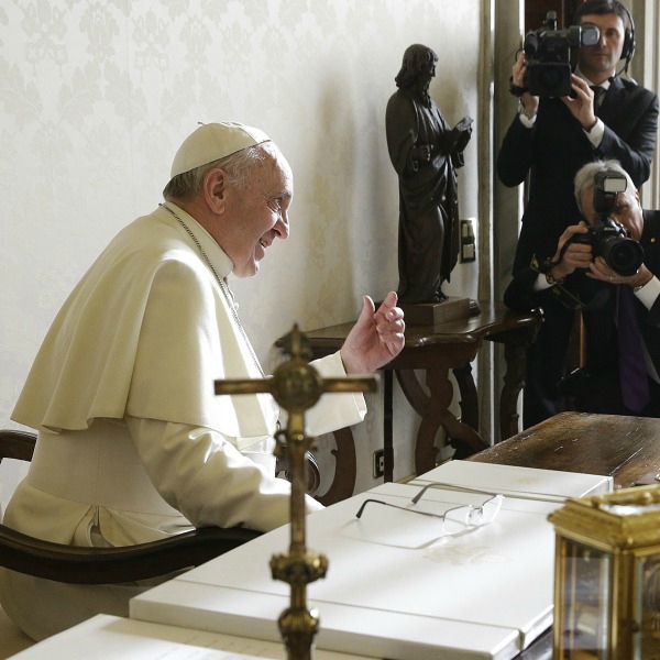 Papa Francesco riceve in udienza i padri capitolari e il nuovo superiore generale