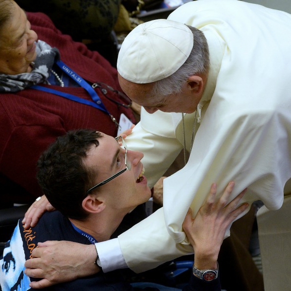 Il discorso del Papa ai disabili