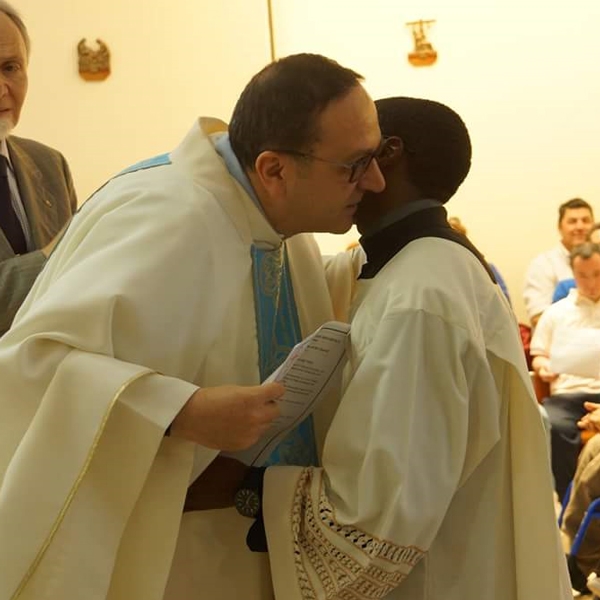 Ercolano – Rinnovo dei voti religiosi per Thomas Gwaro