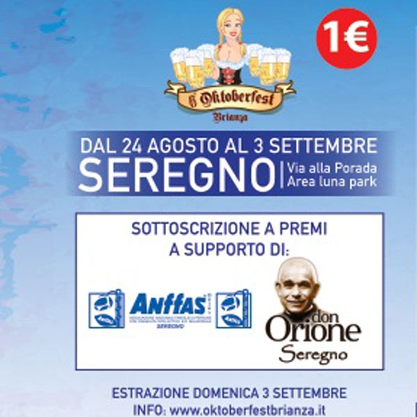 Seregno – Lotteria a supporto del Piccolo Cottolengo e di Anfass