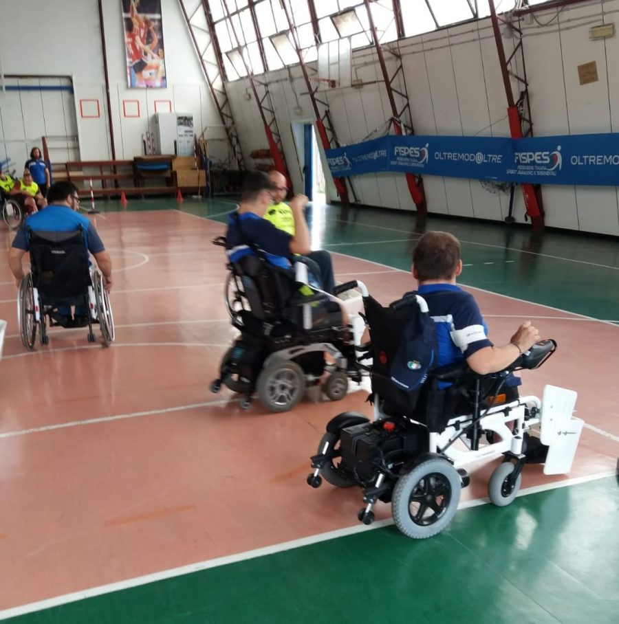 Roma – La squadra di Powerchair Football di Ercolano in torneo