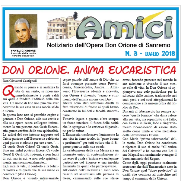 Sanremo – Il giornalino di luglio
