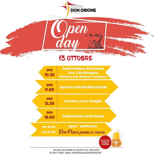 Ercolano – Open day Centro Don Orione