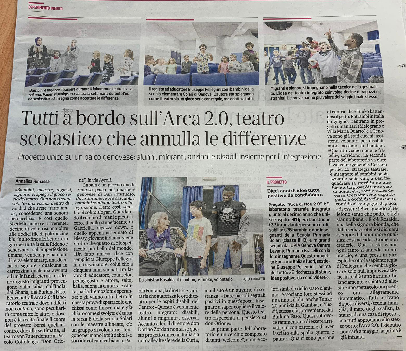 articolo giornale