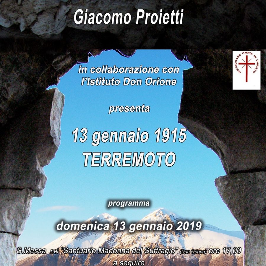 Avezzano – Anniversario del terremoto