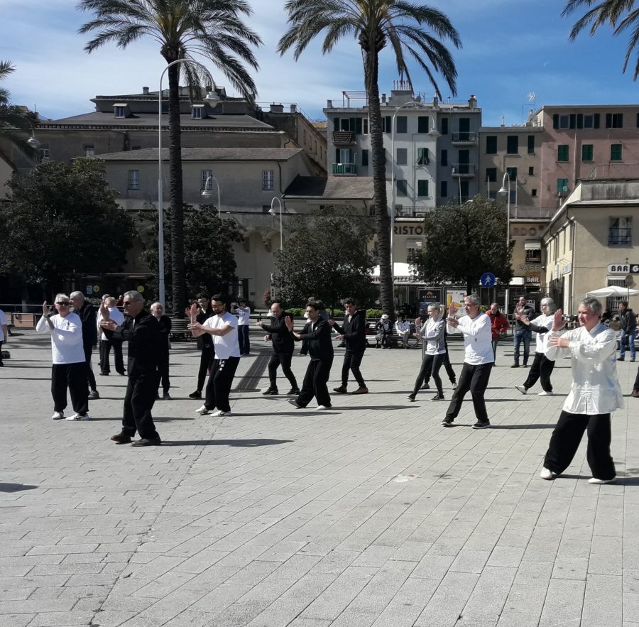 Genova – Gli Atleti del Villaggio al World Tai Chi Day 2019