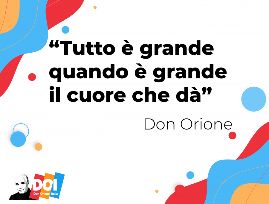 Tutto è grande quando è grande il cuore che dà – Grazie Lavazza! Quando fare del bene è un piacere!