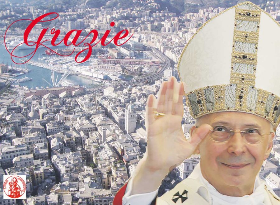 Genova – Il Cardinale Bagnasco saluta la Chiesa e la Città