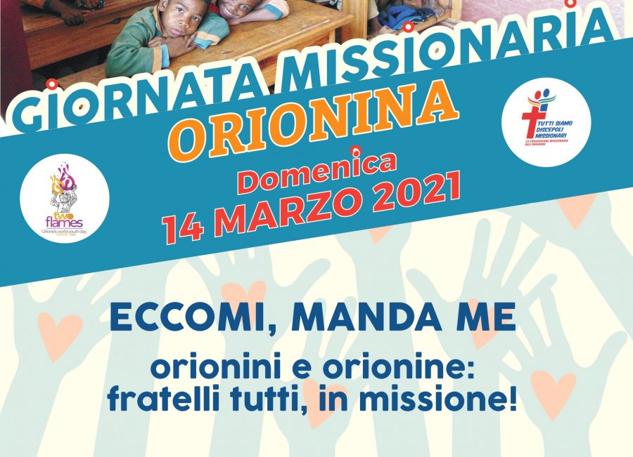 Giornata missionaria orionina: Eccomi, manda me!