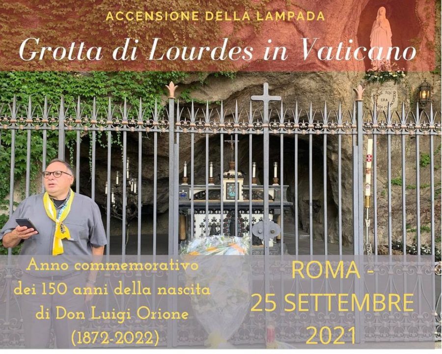 Roma – La lampada del 150° in Vaticano
