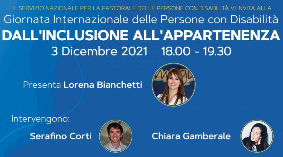 Giornata internazionale delle persone con disabilità – Dall’inclusione all’appartenenza