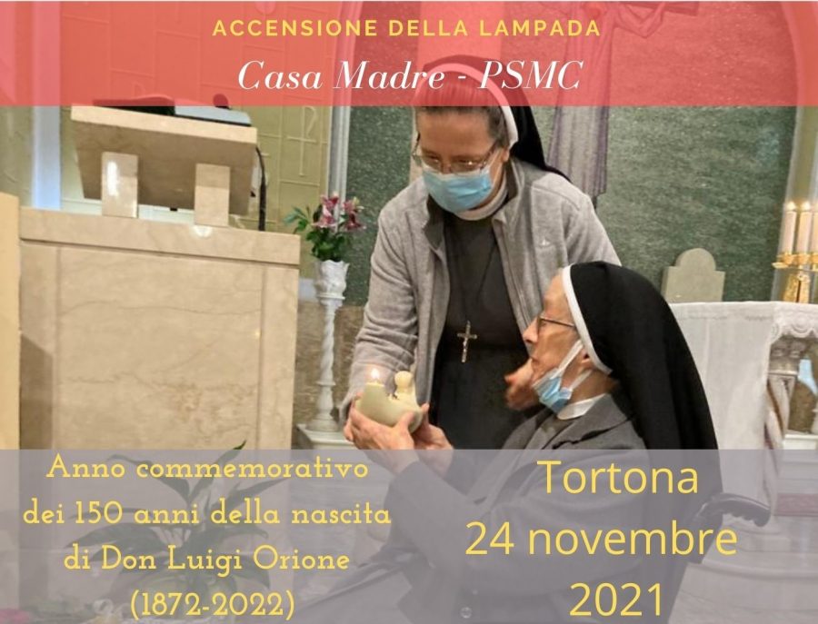 Tortona – La lampada arde anche dalle Piccole Suore Missionarie della Carità