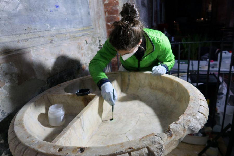 Pontecurone – Restaurato il Fonte Battesimale