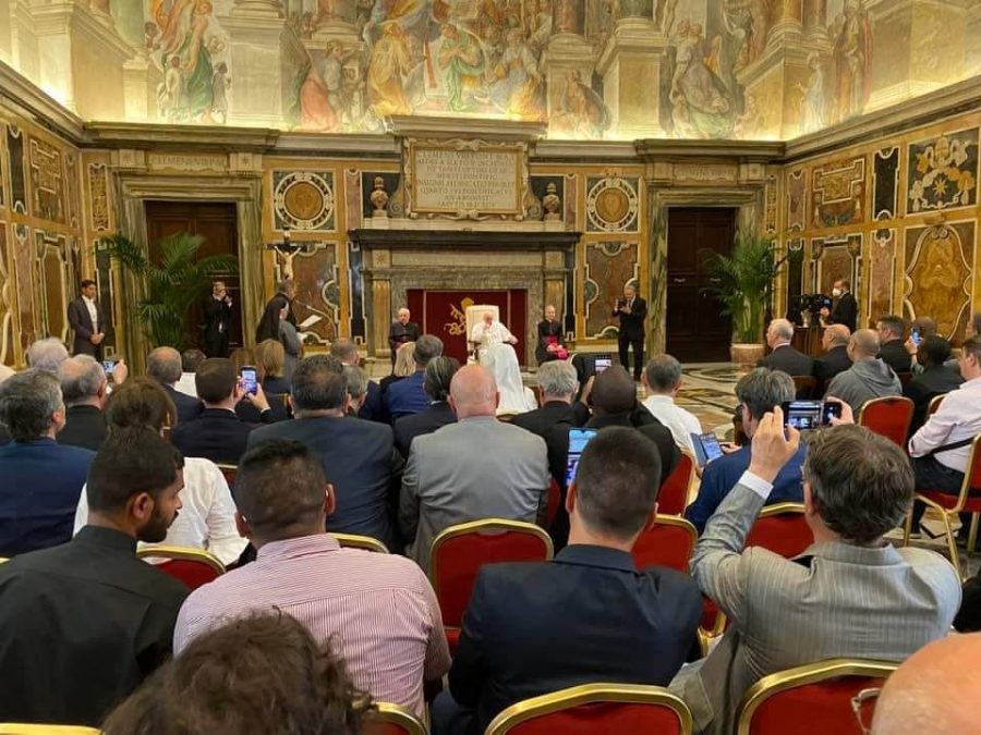 Roma – L’abbraccio della famiglia carismatica orionina a Papa Francesco