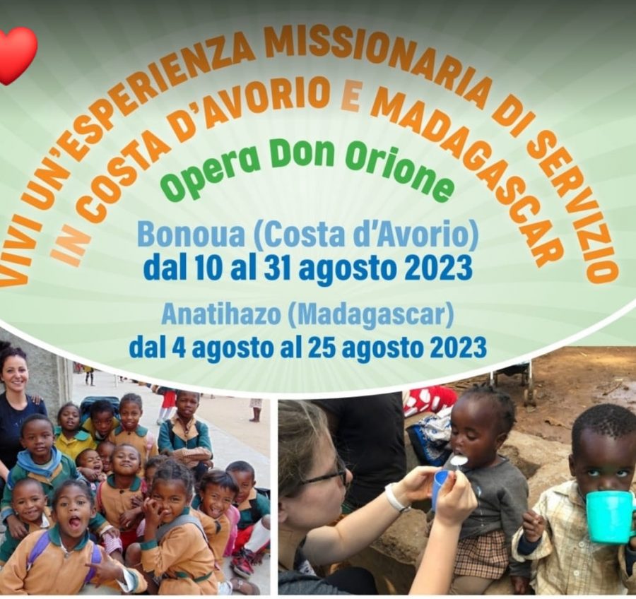 Vivi anche tu un’esperienza missionaria!